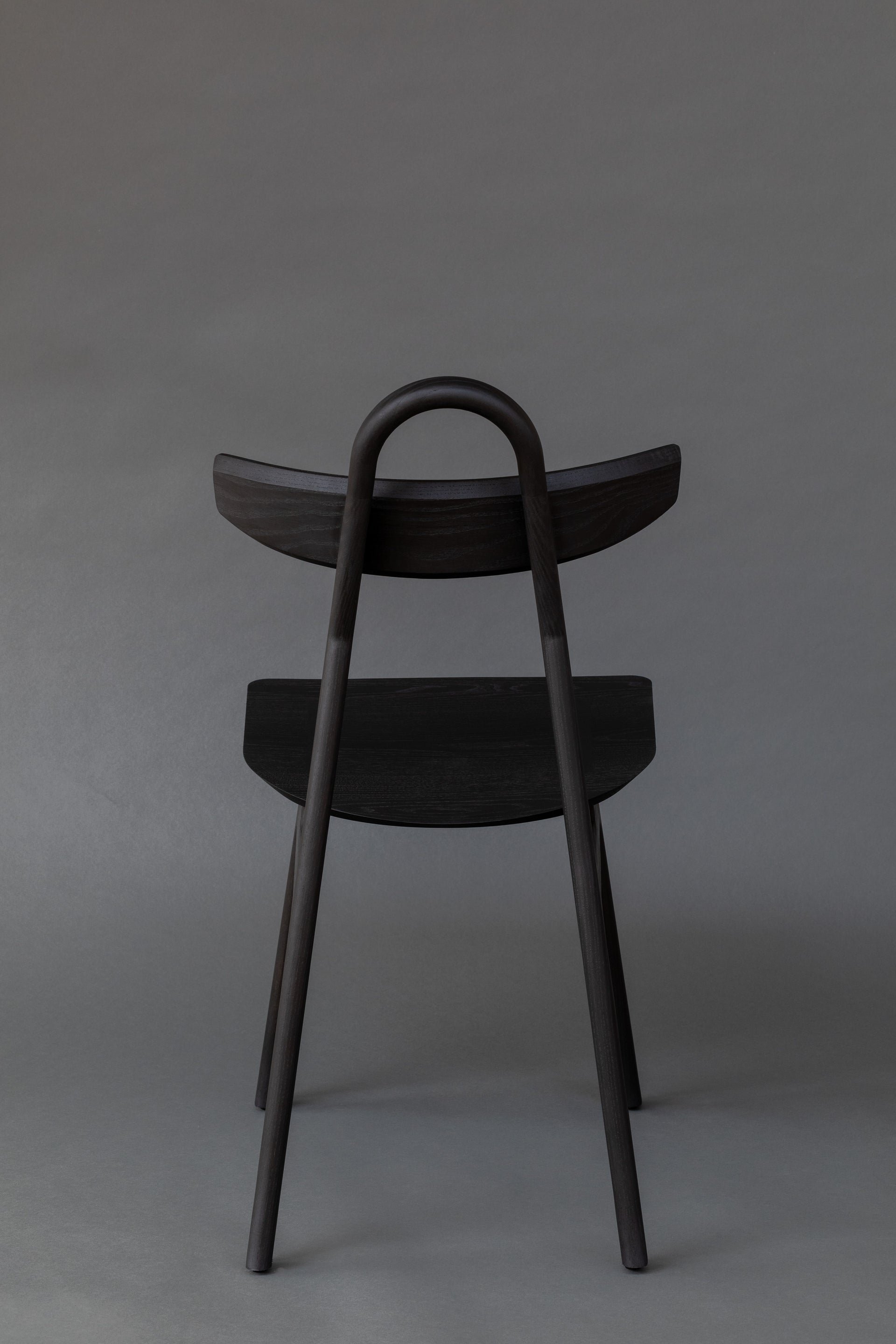 The Moto Chair, Designer Furniture, Black Ash Back Side